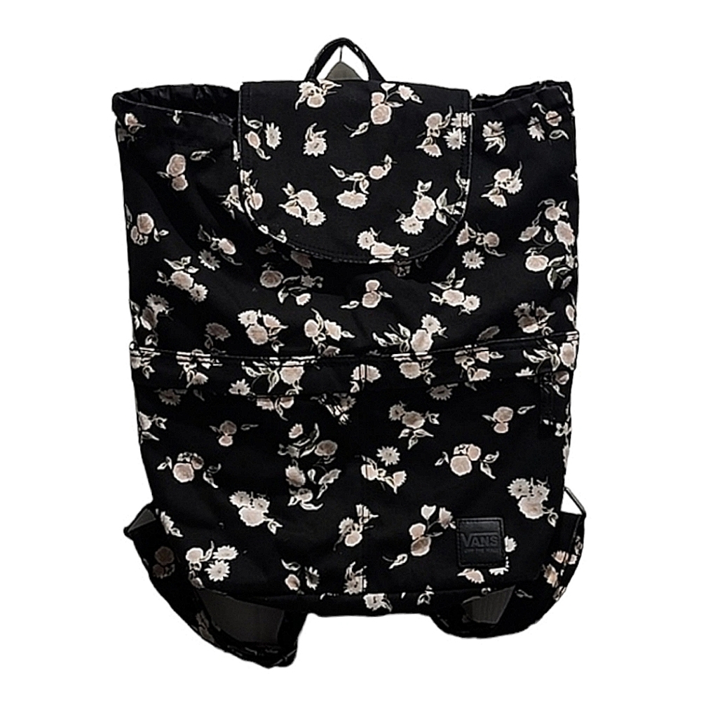 Vans Lakeside floral print backpack and Vans hat